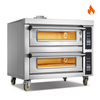 Room Temp.~400℃ 2 layers 2 trays Gas Oven Deck Oven Computer Control