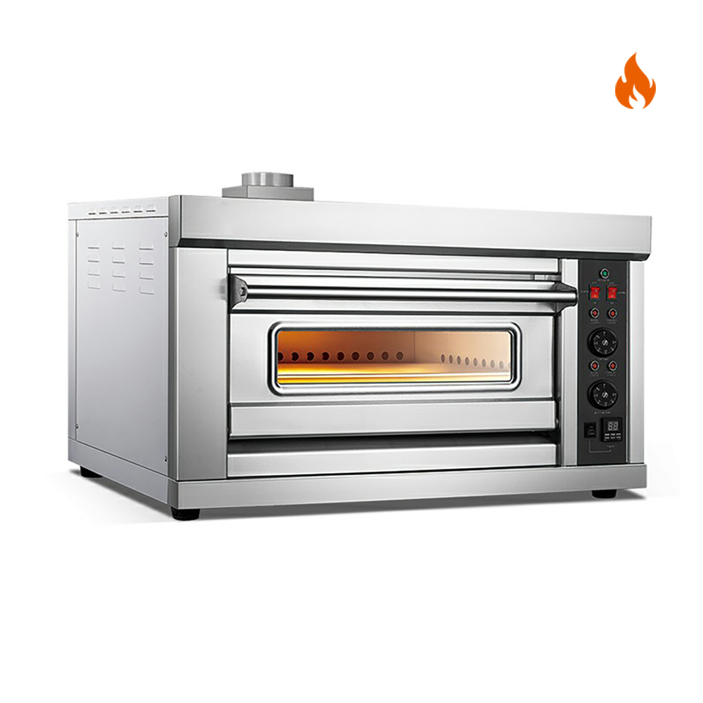 Room Temp.~350℃/400℃ 1 layer 1 tray Gas Oven Deck Oven Knob Control / Instrument Control