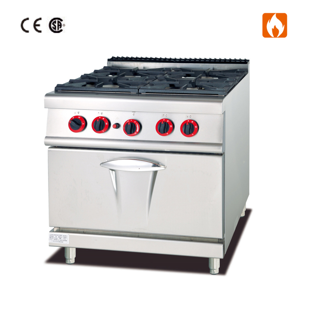 Gas Range With 4-Burner&Gas Oven