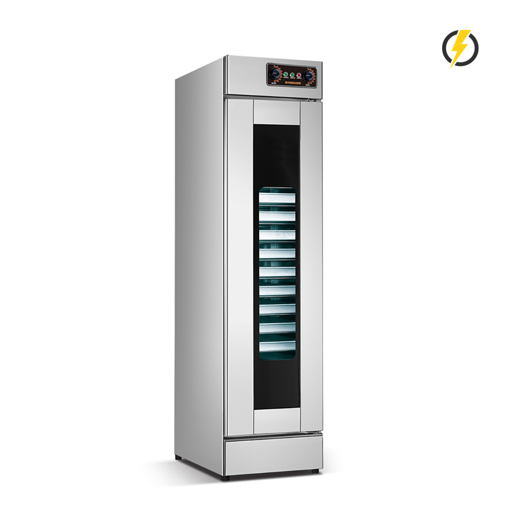 Room Temp.~60℃ 16 trays 1 door Electric Stainless Steel Door Proofer Knob Control