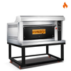 Room Temp.~400℃ 1 layer 2 trays Gas Tempered Glass Door Oven Deck Oven Computer Control