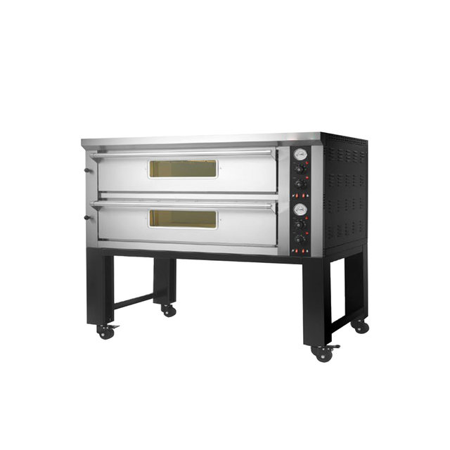 1450*880*1500mm Double Gas/Electric Deck Pizza Oven