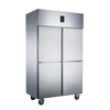 900L/1210*760*1980mm/4Doors/-12 ~ -18°C Upright Freezer Commercial Refrigeration