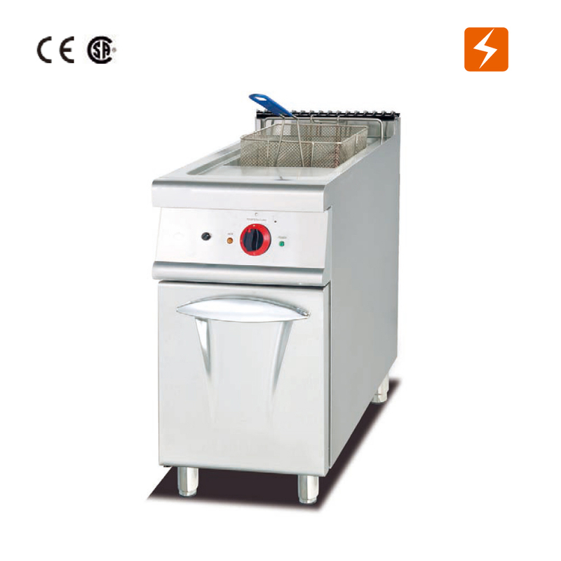 Electric Fryer(1-Tank&1-Basket) with Cabinet