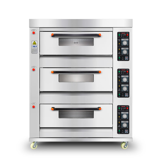 1310*850*1680mm 3-Deck 6-Tray Gas Deck Oven