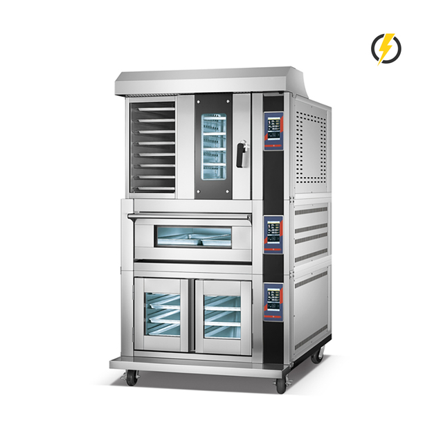 Room Temp.~110℃/400℃ Convection Oven/Oven/Proofer Electric / Gas Combined Oven