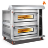 Room Temp.~400℃ 2 layers 4 trays Gas Stainless Steel Door Oven Deck Oven Computer Control