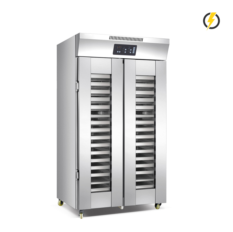 Room Temp.~60℃ 36 trays 2 doors Electric Foaming With Spray Proofer
