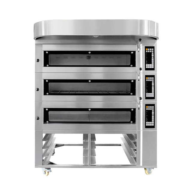 1620*1610*2000mm 3-Deck 9-Tray Electric Deck Oven