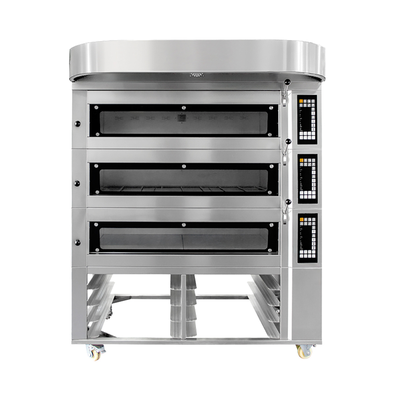 1620*1610*2000mm 3-Deck 9-Tray Electric Deck Oven