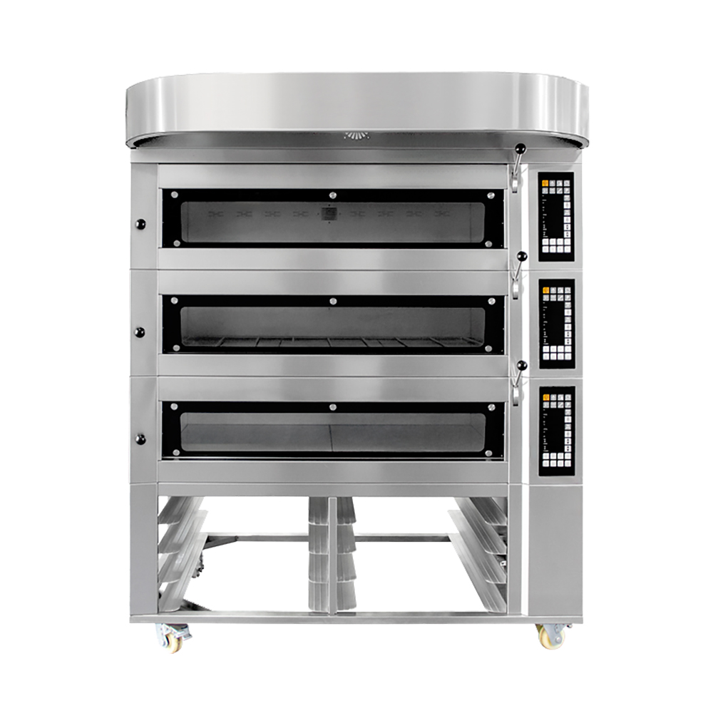 1620*1610*2000mm 3-Deck 9-Tray Electric Deck Oven