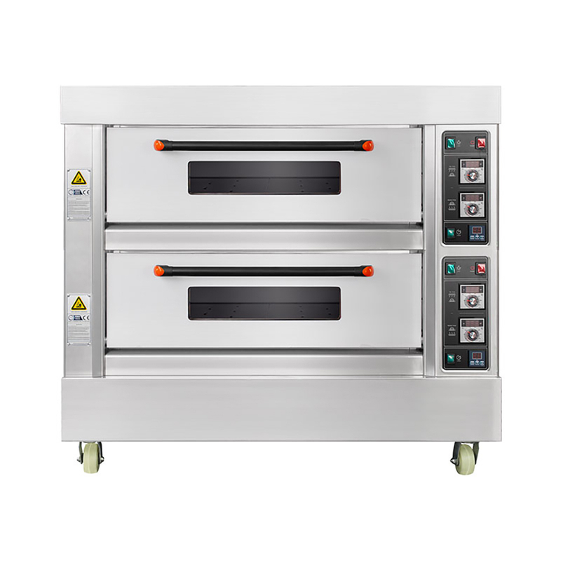 1260*850*1273mm 2-Deck 4-Tray Electric Deck Oven