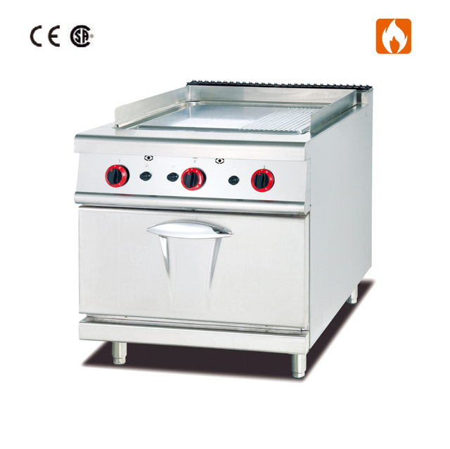 Gas Griddle with Gas Oven(1/3 Grooved)