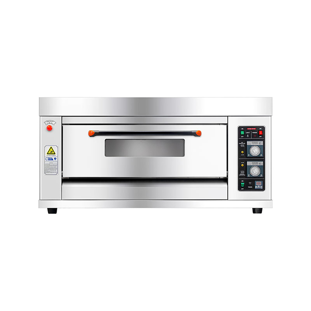 1310*850*670mm 1-Deck 2-Tray Gas Deck Oven