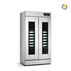Room Temp.~60℃ 32 trays 2 doors Electric Stainless Steel Door Proofer Knob Control
