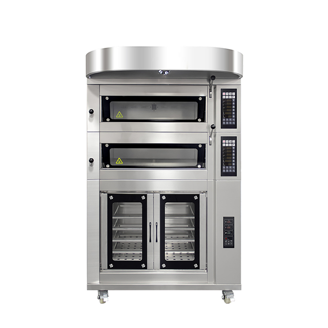 1240*1600*2000mm 2-Deck 4-Tray Electric Deck Oven