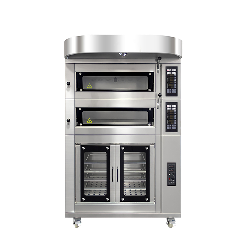 1240*1600*2000mm 2-Deck 4-Tray Electric Deck Oven