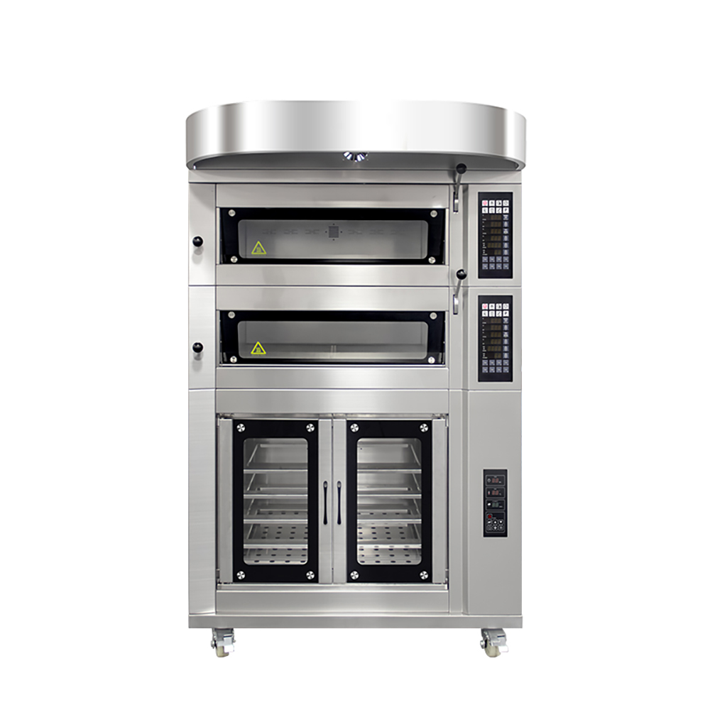 1240*1600*2000mm 2-Deck 4-Tray Electric Deck Oven