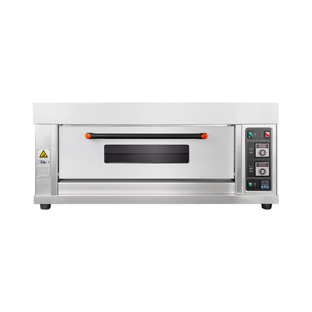 1260*850*570mm 1-Deck 2-Tray Electric Deck Oven