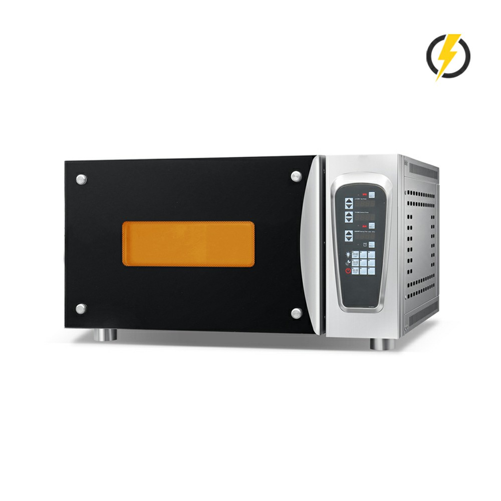 Electric Pizza Oven Stainless Steel Door Commercial Pizza Oven Intelligent Control 