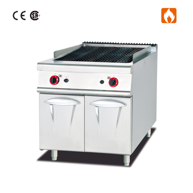 800x900x940mm Gas Lava Rock Grill With Cabinet